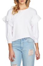 Women's 1.state Ruffle Pullover, Size - White