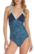 Women's Zella One-piece Swimsuit - Blue