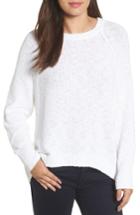 Women's Caslon Relaxed Crewneck Sweater - White