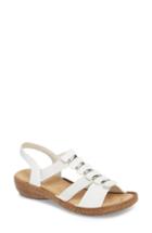 Women's Rieker Antistress Regina 50 Sandal .5us / 37eu - White
