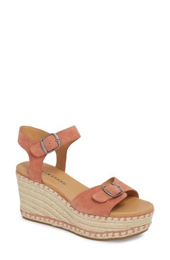 Women's Lucky Brand Naveah Iii Espadrille Wedge Sandal .5 M - Pink