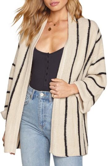 Women's Amuse Society Beckett Stripe Sweater - Beige