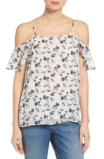 Women's Lucky Brand Print Cold Shoulder Blouse