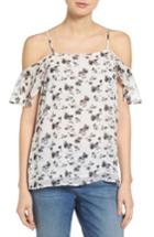 Women's Lucky Brand Print Cold Shoulder Blouse