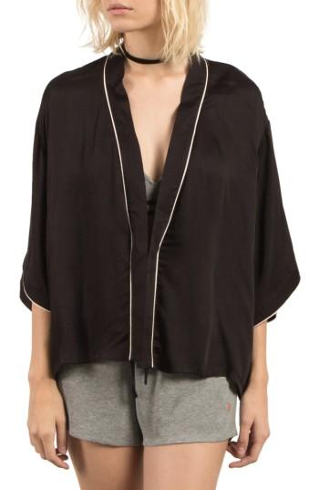 Women's Volcom Lil Kimono - Black