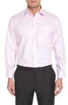 Men's Nordstrom Men's Shop Classic Fit No-iron Check Dress Shirt .5 35 - Pink