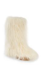 Women's Jeffrey Campbell Faux Fur Bootie .5 M - Ivory
