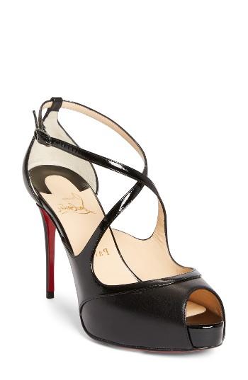 Women's Christian Louboutin Mira Bella Sandal Us / 34eu - Black