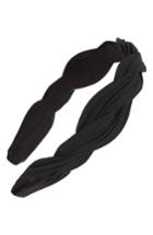 Tasha Wave Fabric Headband, Size - Black