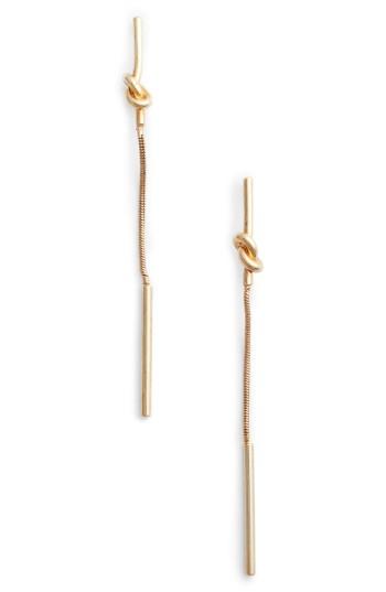 Women's Jules Smith Python Knot Linear Earrings