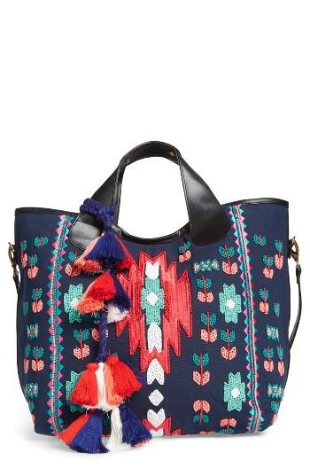 Steven By Steve Madden Beaded Tassel Tote -