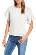 Women's Caslon Ruffle Sleeve Sweatshirt - Grey