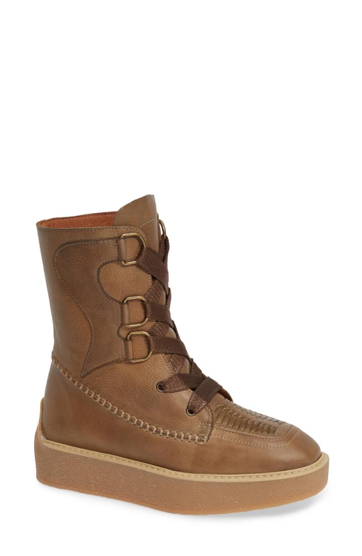 Women's Free People Bristen Bootie Us / 39eu - Brown