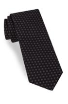 Men's Ted Baker London Black Denim Cotton Skinny Tie
