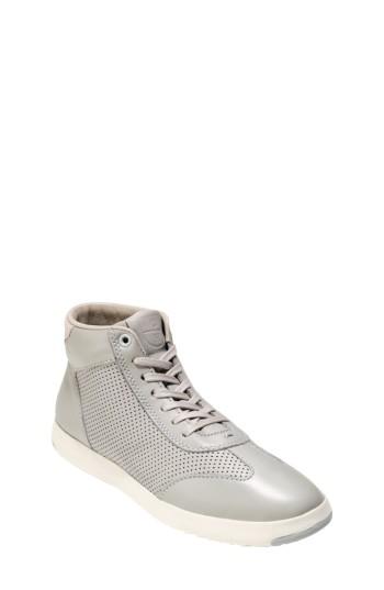 Women's Cole Haan Grandpro High Top Sneaker .5 M - Metallic