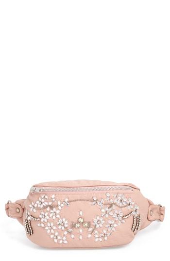 New Friends Colony Embellished Fanny Pack - Pink
