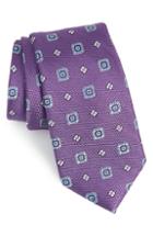 Men's Nordstrom Men's Shop Fox Trot Medallion Silk Tie