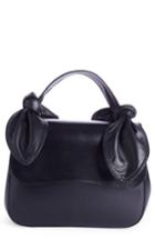 Simone Rocha Small Double Bow Leather Top Handle Bag - Black