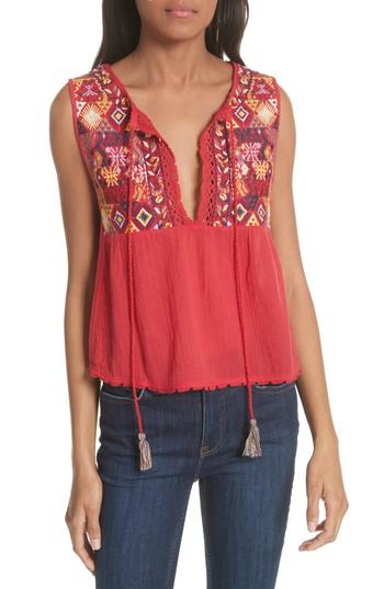Women's Free People Lohri Top - Red