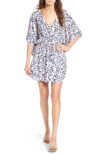 Women's Cupcakes And Cashmere Lakeside Floral Print Minidress - Ivory