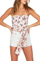 Women's Amuse Society Only You Knot Waist Top - Ivory