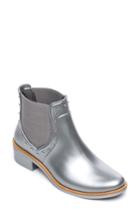 Women's Bernardo Peyton Waterproof Rain Bootie M - Metallic