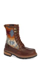 Women's Clarks Ottawa Peak Pendleton Wool Panel Bootie M - Brown