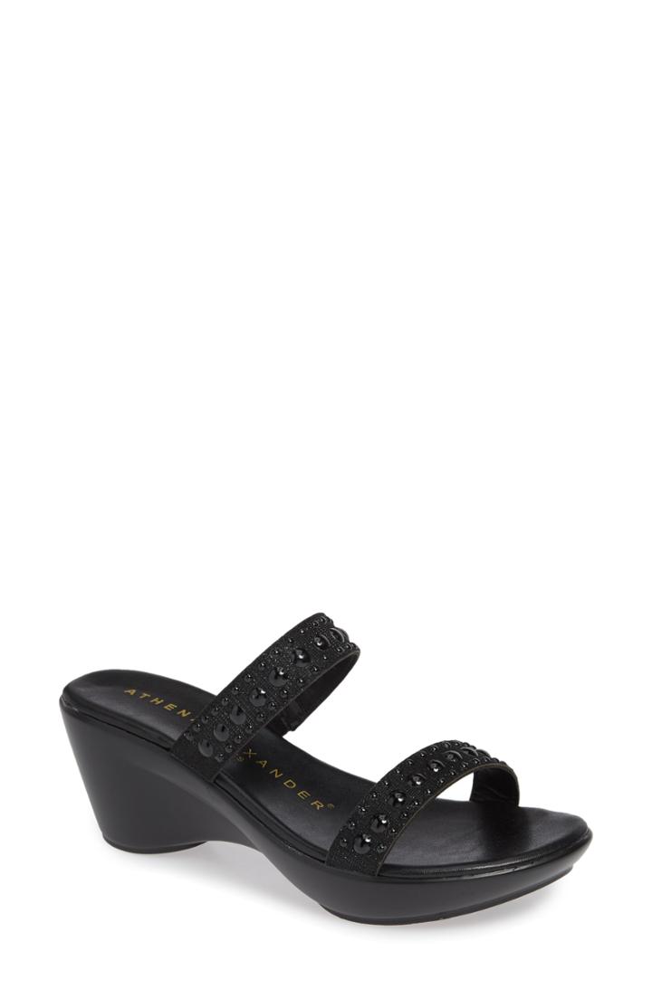 Women's Athena Alexander Beguine Stud Embellished Slide Sandal