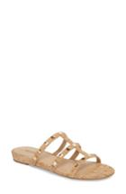 Women's Vaneli Boony Studded Slide Sandal .5 M - Beige