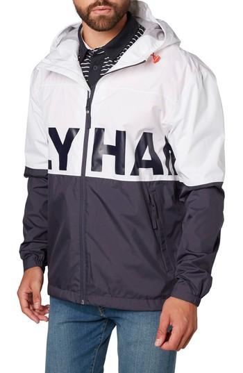 Men's Helly Hansen Amaze Regular Fit Waterproof Jacket - White