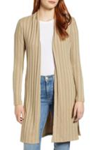 Women's J.crew Point Sur Pointelle Sweater, Size - Brown