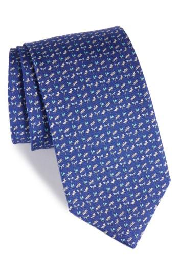 Men's Salvatore Ferragamo Dragonfly Silk Tie