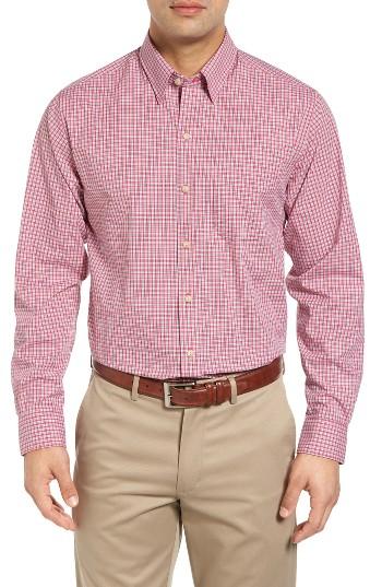 Men's Cutter & Buck Cimarron Check Wrinkle Free Sport Shirt