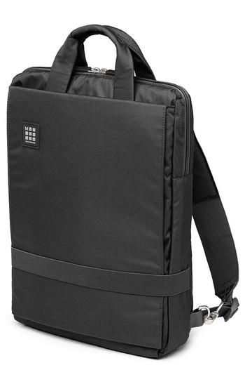 Men's Moleskine Vertical Device Bag - Black