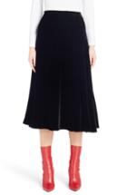 Women's Fendi Velvet Midi Skirt Us / 42 It - Black