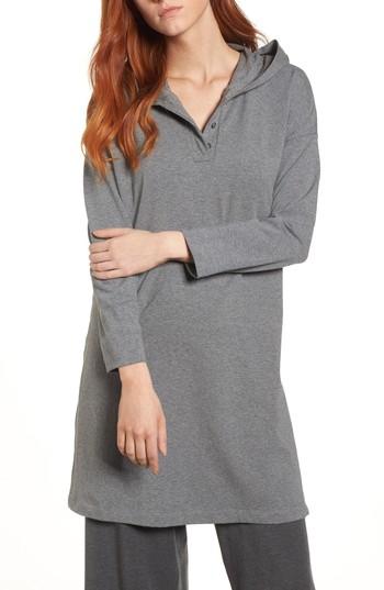 Women's Eileen Fisher Hooded Tunic - Grey