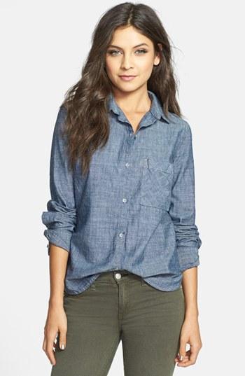 Rag & Bone/jean 'the Perfect Shirt' Chambray Top