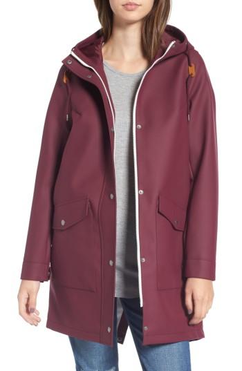 Women's Levi's Rain Jacket - Red