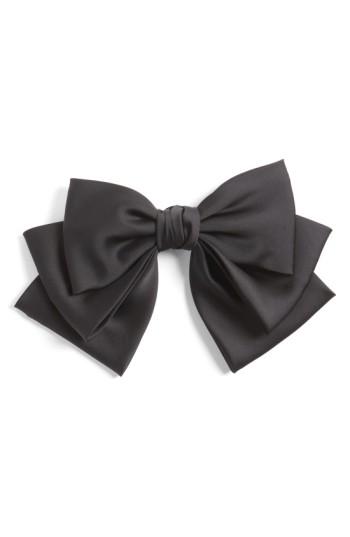 Cara Floppy Satin Bow Pin