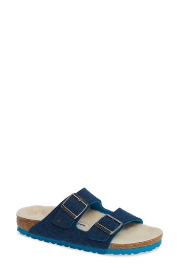Women's Birkenstock Arizona Happy Slide Sandal -5.5us / 36eu B - Blue