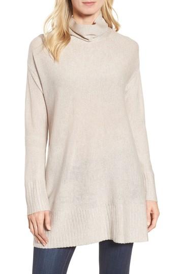 Women's Eileen Fisher Merino Wool Tunic Sweater - Beige