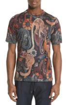 Men's Paul Smith Monkey Print T-shirt - Black