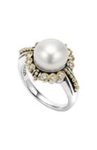 Women's Lagos Luna Diamond & Pearl Ring