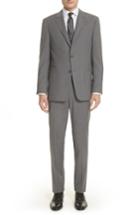 Men's Z Zegna Techmerino Trim Fit Solid Wool Suit