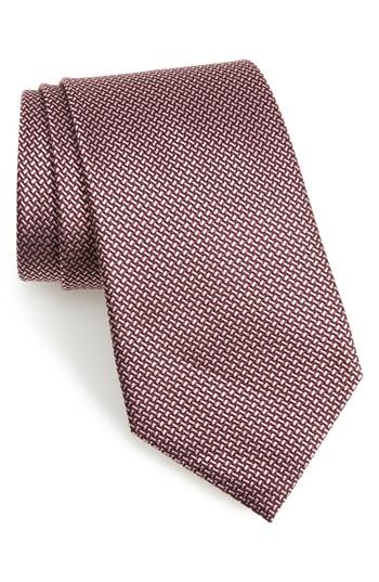 Men's Ermenegildo Zegna Silk Tie, Size - Pink