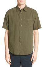 Men's Rag & Bone Standard Issue Beach Trim Fit Sport Shirt, Size - Green