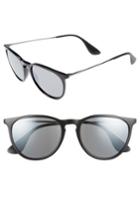 Women's Ray-ban Erika 54mm Mirrored Sunglasses - Black Grey