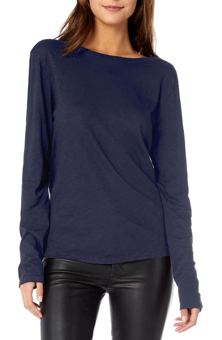 Women's Michael Stars Reversible Cotton Slub Top