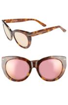 Women's Hadid Runway 54mm Cat Eye Sunglasses - Tortoise