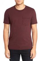 Men's James Perse Pocket T-shirt (s) - Burgundy